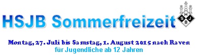 HSJB Sommerfreizeit 2015