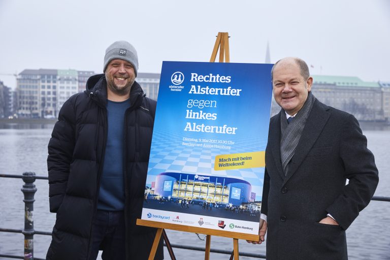 Read more about the article Bürgermeister Scholz und Smudo starten Alsterufer-Countdown!